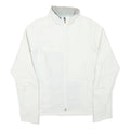 SALOMON Womens White Jacket S Polyester Blend Plain Zip Outdoor Activewear
