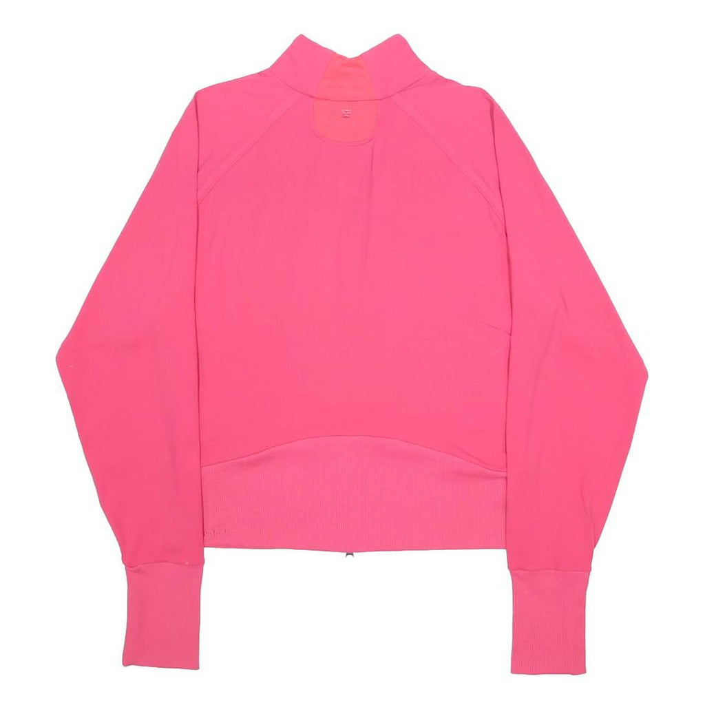 NIKE Womens Pink Zip Jacket M Nylon Athletic Sportswear
