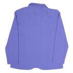 LESLIE FAY Womens Blue Purple Jacket Blazer UK 12 Polyester Blend Button Casual