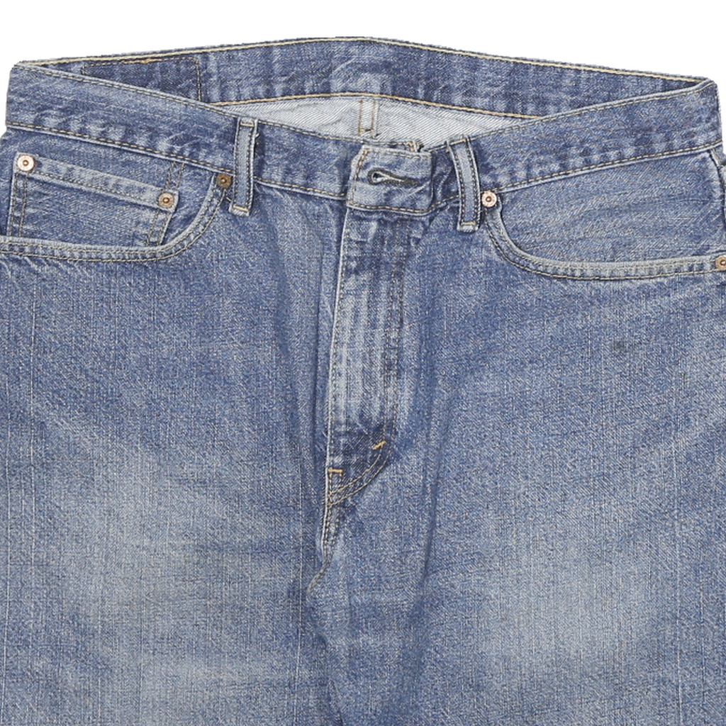 LEVI'S Mens Denim Blue Shorts XL W34 Classic Fit Cotton Blend