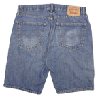 LEVI'S Mens Denim Blue Shorts XL W34 Classic Fit Cotton Blend