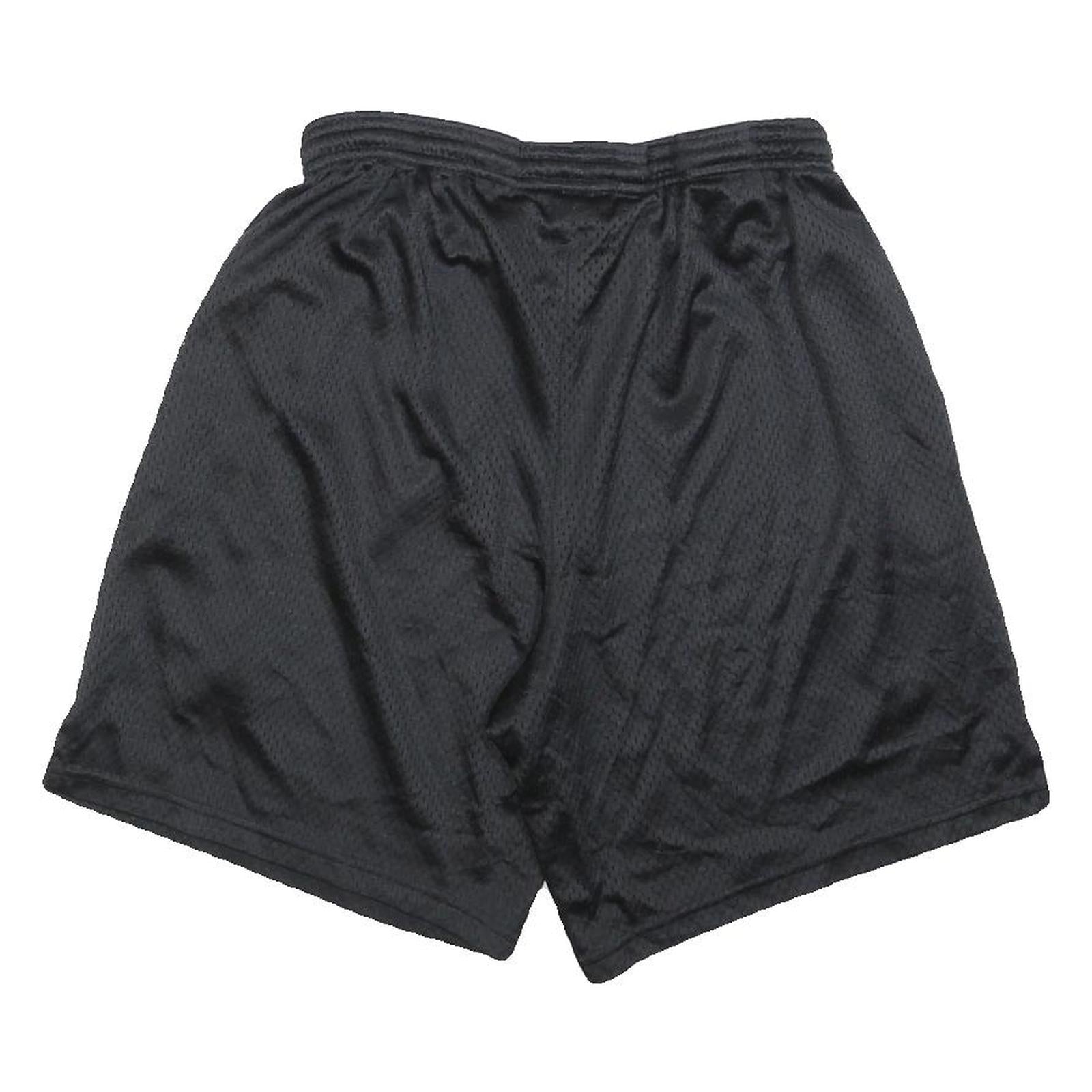 CHAMPION Mens Black Sports Shorts M W30 Aerial Evolution Logo Lightweight