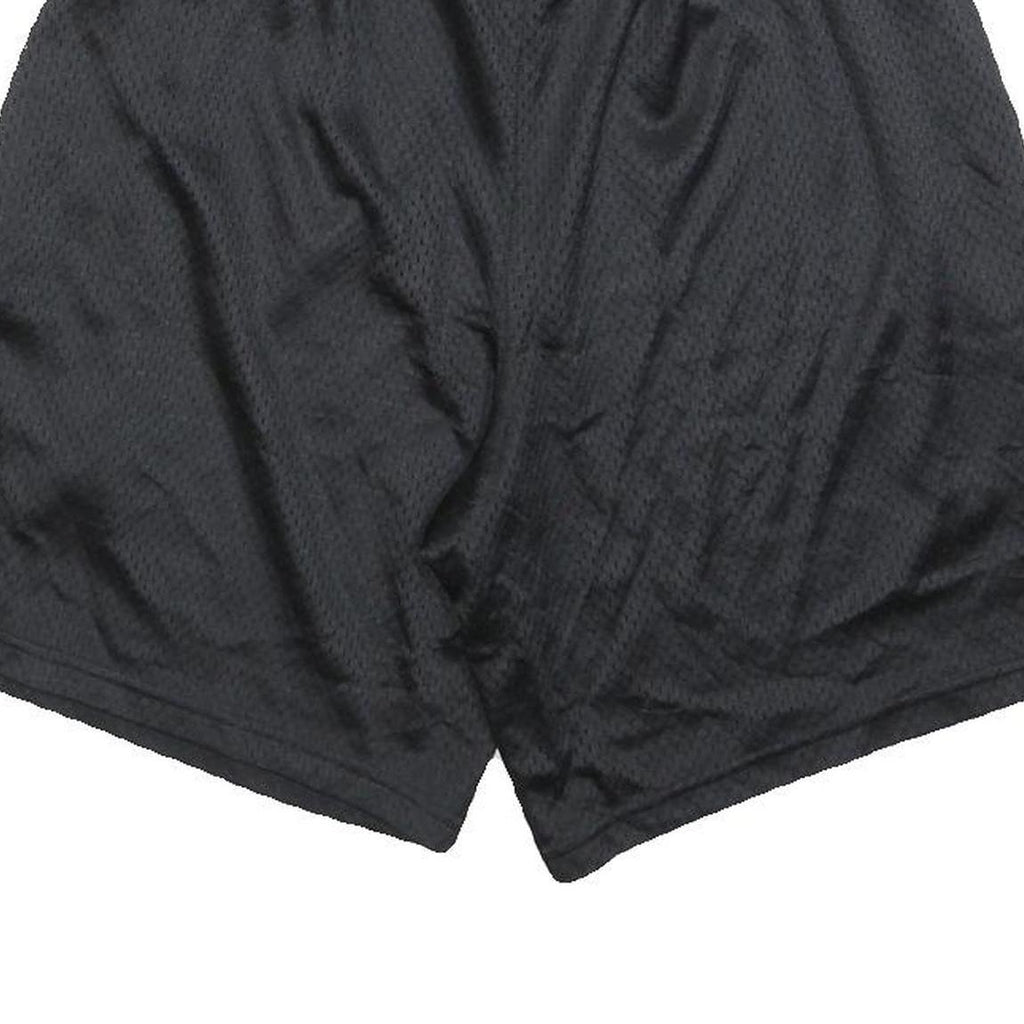 CHAMPION Mens Black Sports Shorts M W30 Aerial Evolution Logo Lightweight