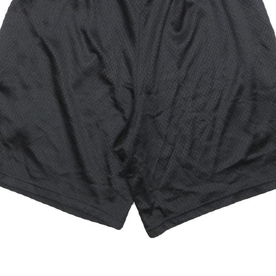 CHAMPION Mens Black Sports Shorts M W30 Aerial Evolution Logo Lightweight