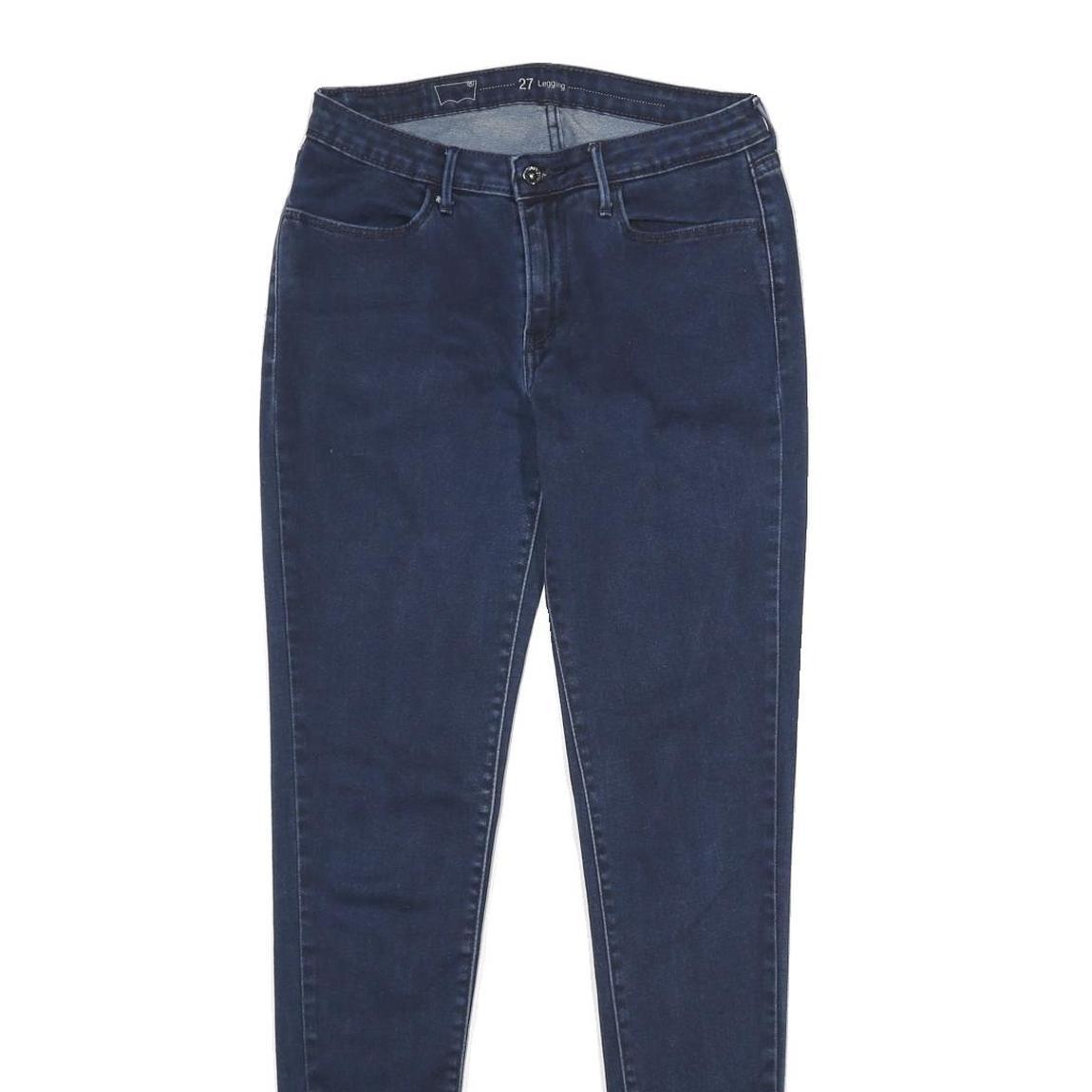 LEVI'S Womens Jeans Blue Slim Legging Denim Medium W27 L32 Stretch Cotton