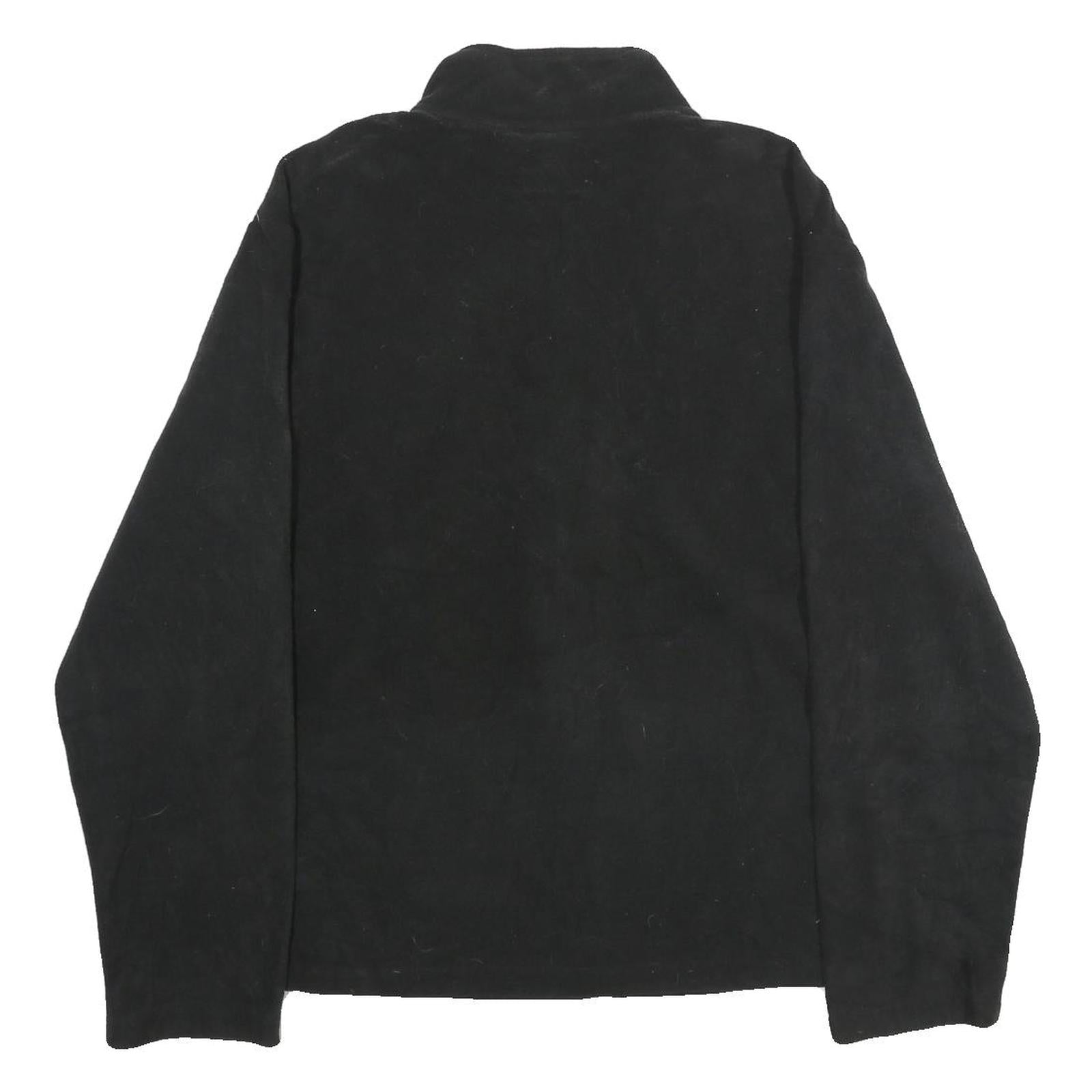 STARTER Mens Black Jacket M Polyester Blend Zip Plain Casual Lightweight