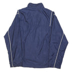 REEBOK Womens Navy Blue Sports Jacket UK 12 Polyester Plain Zip Lightweight