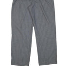 JRS Womens Relaxed Grey Rayon Straight Leg Trousers W28 L28 Classic Casual