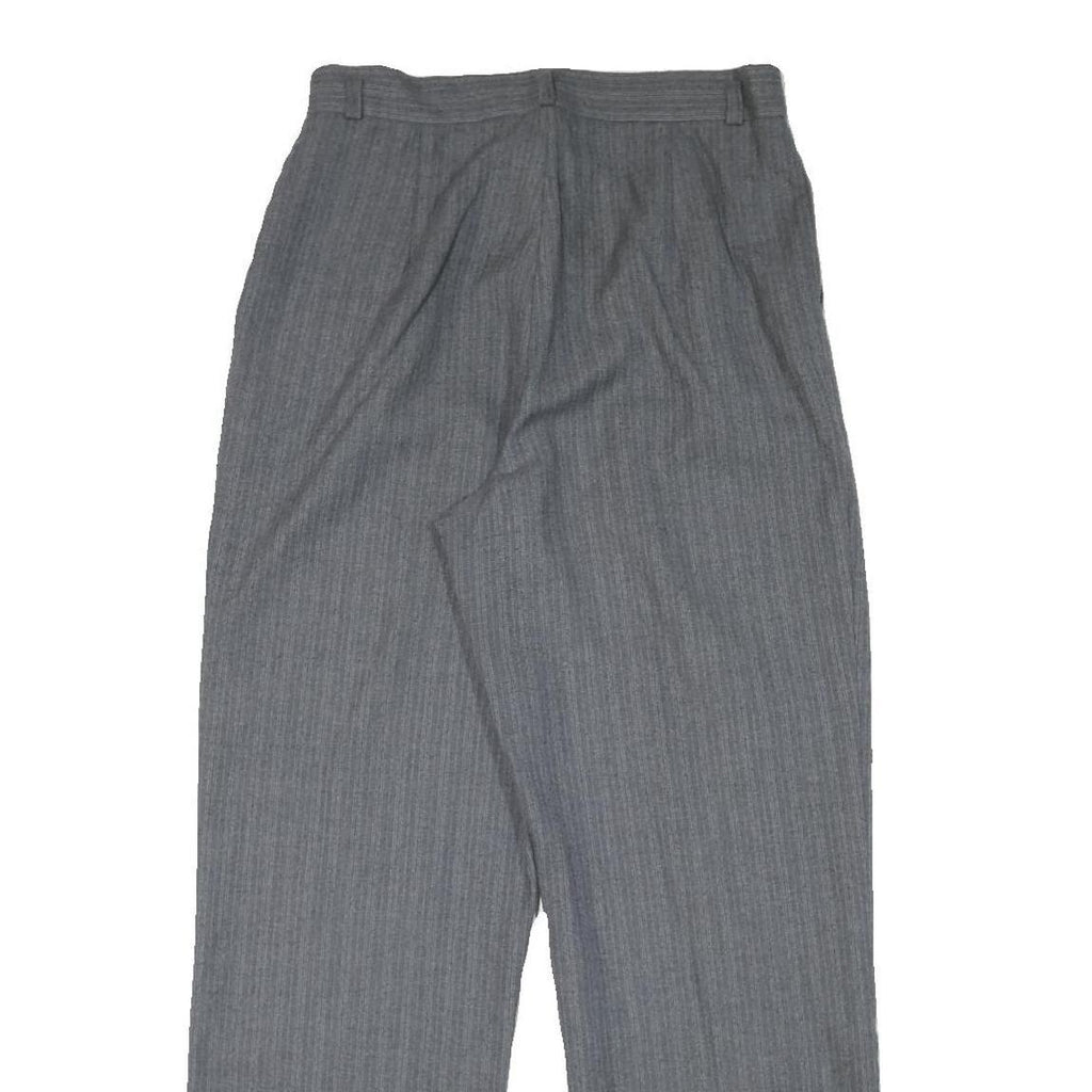 JRS Womens Relaxed Grey Rayon Straight Leg Trousers W28 L28 Classic Casual