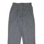 JRS Womens Relaxed Grey Rayon Straight Leg Trousers W28 L28 Classic Casual