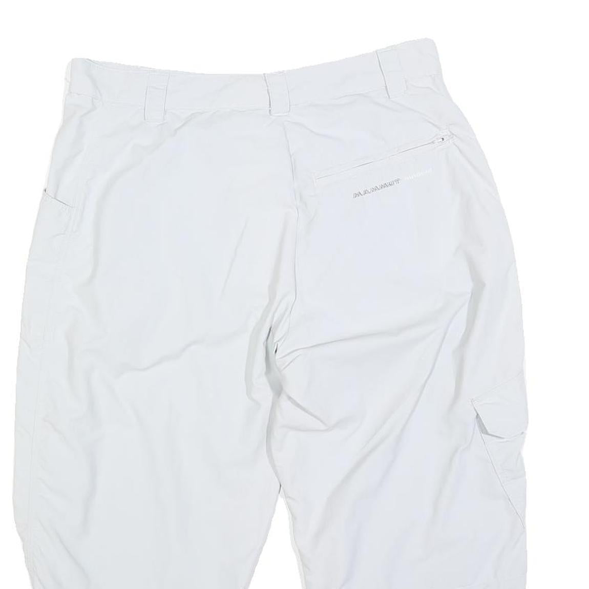 MAMMUT Womens White Casual Cargo Shorts M W30 Lightweight Outdoor