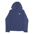 NIKE Boys Blue Hoodie XL Cotton Blend Casual Pullover Hooded Sweatshirt