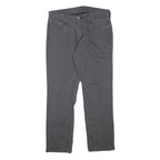 LEVI'S Mens Jeans Grey Regular Straight Denim Medium W31 L27 Classic Cotton