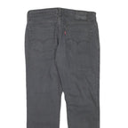 LEVI'S Mens Jeans Grey Regular Straight Denim Medium W31 L27 Classic Cotton