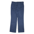 DICKIES Womens Cotton Blend Blue Regular Straight Trousers W31 L30 Workwear Zip