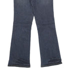 VANILLA JEANS Womens Relaxed Blue Denim W28 L32 Zip Casual Embroidered