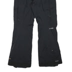 COLUMBIA Lined Mens Polyester Blend Black Relaxed Tapered Trousers W28 L30