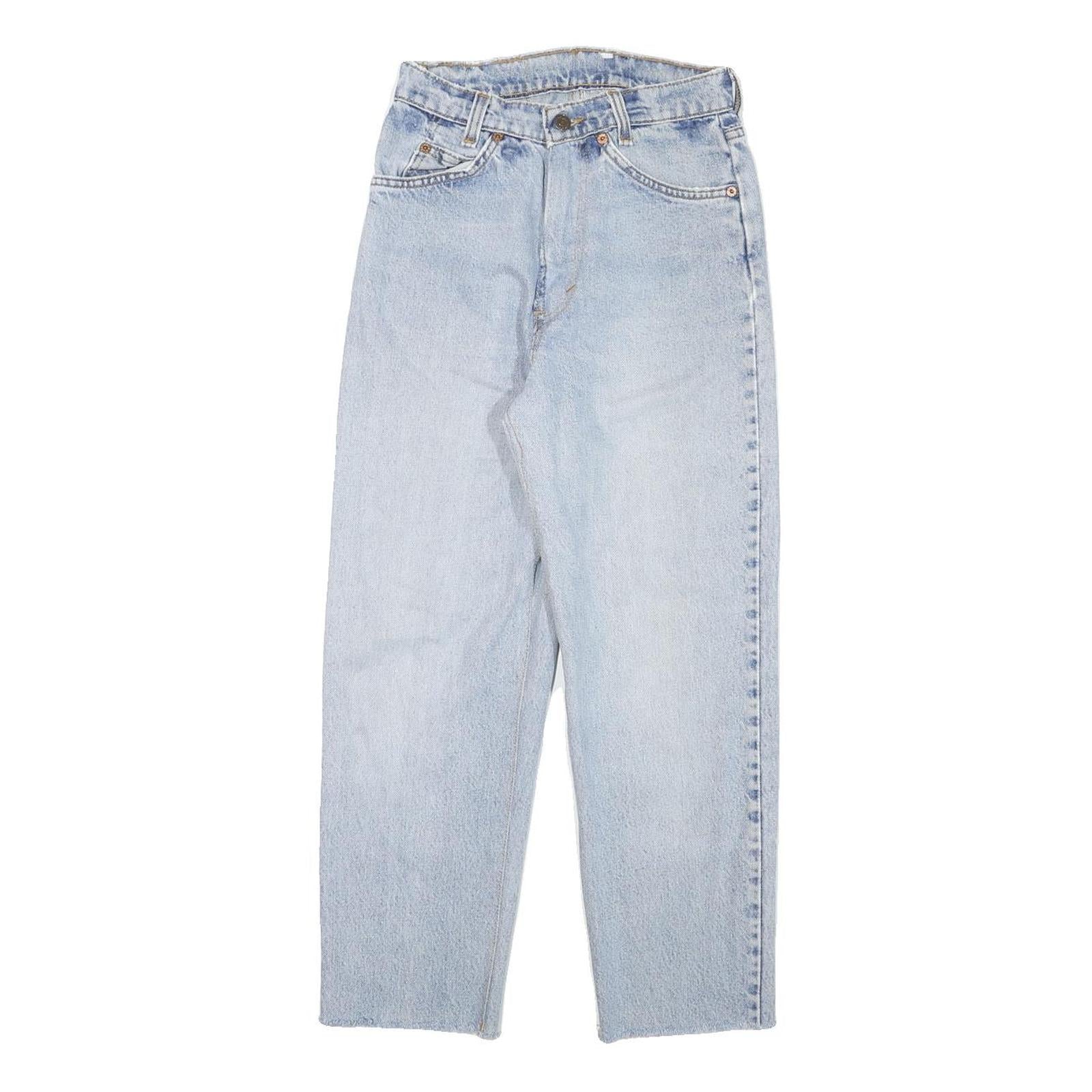 LEVI'S Womens Jeans Blue Relaxed Straight Denim Light W24 L24 Classic Casual