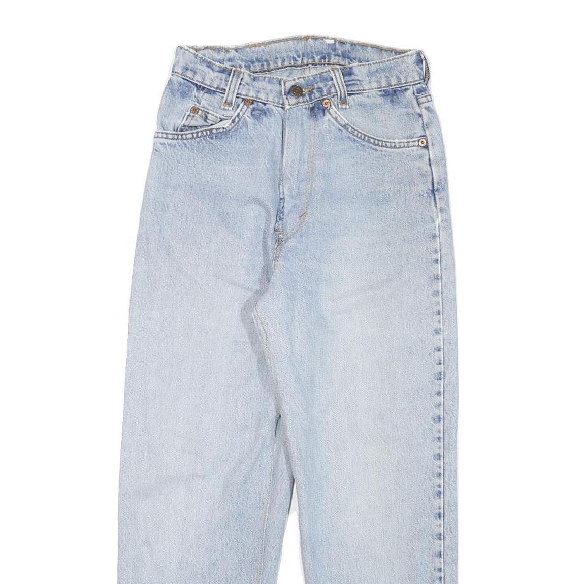 LEVI'S Womens Jeans Blue Relaxed Straight Denim Light W24 L24 Classic Casual