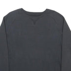 CHAMPION Womens Black Crew Neck Cotton Blend Pullover Sweatshirt M Long Sleeve