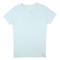 TOMMY HILFIGER Mens Light Blue T-Shirt M Short Sleeve Crew Neck Cotton Blend