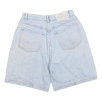 NATURAL RAGAZZA Womens Shorts Blue Denim Casual S W28 Light Wash Relaxed Fit