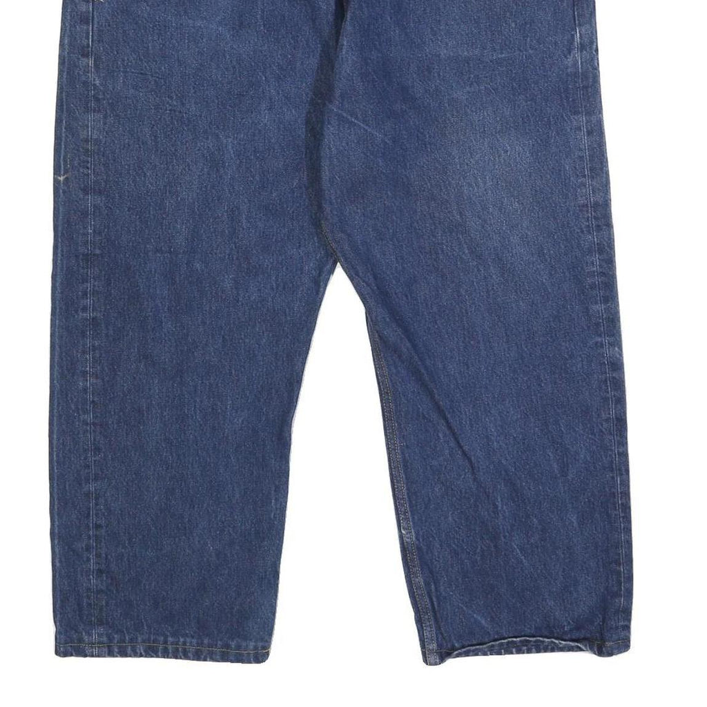 LEVI'S 501 Mens Jeans Blue Regular Straight Denim Medium W40 L24 Classic Button