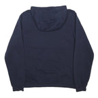 NIKE Mens Blue Hoodie M Cotton Blend Pullover Casual Wear Sports Sweatshirt