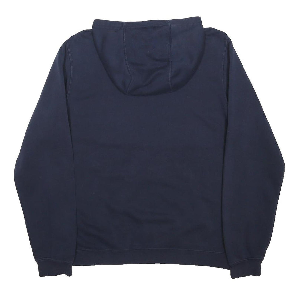 NIKE Mens Blue Hoodie M Cotton Blend Pullover Casual Wear Sports Sweatshirt