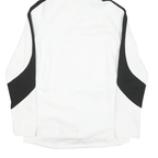 PUMA Mens White & Black Zip Hooded Cotton Blend Jacket L Sports Casual