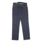 LEVI'S Mens Blue Slim Skinny Denim Raw W29 L30 Classic Zip Jeans