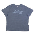 LEVI'S Womens Blue Graphic T-Shirt 2XL Short Sleeve Crew Neck Casual Cotton