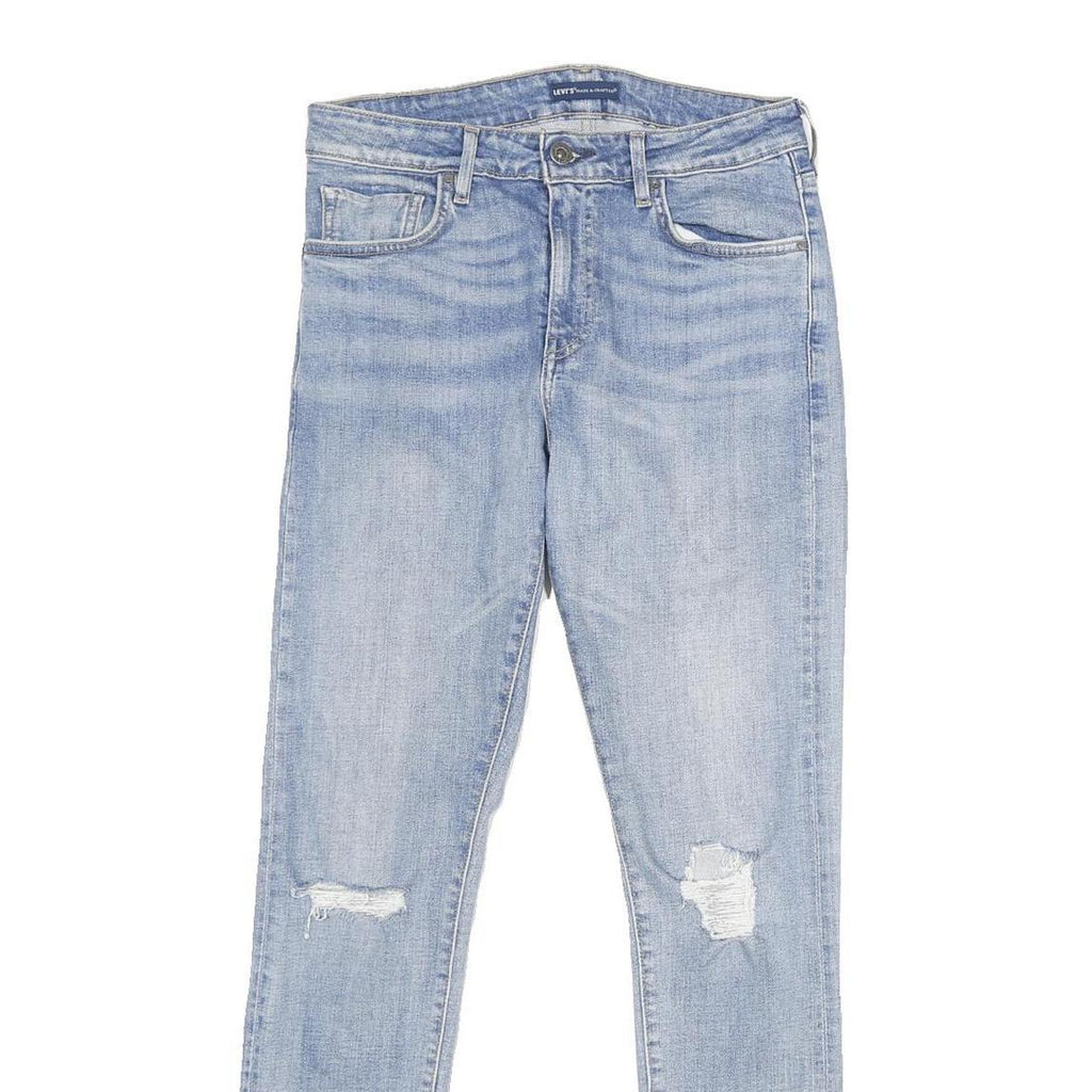 LEVI'S 721 High Rise Skinny Womens Jeans Blue Slim Skinny Denim Light W28 L30