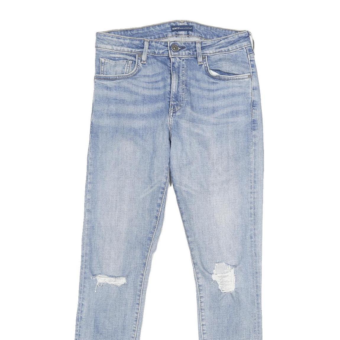 LEVI'S 721 High Rise Skinny Womens Jeans Blue Slim Skinny Denim Light W28 L30