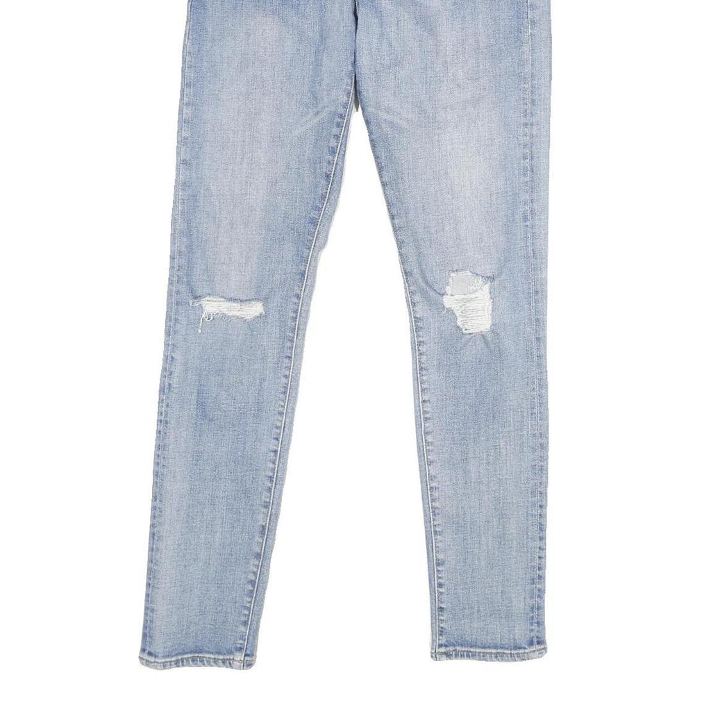 LEVI'S 721 High Rise Skinny Womens Jeans Blue Slim Skinny Denim Light W28 L30