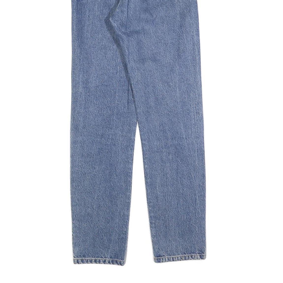 REDWOOD Womens Jeans Blue Regular Straight Denim Medium W25 L30 Button Closure