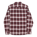 LEVI'S Mens Red & White Check Shirt S Casual Cotton Long Sleeve Button