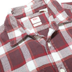 LEVI'S Mens Red & White Check Shirt S Casual Cotton Long Sleeve Button