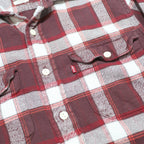 LEVI'S Mens Red & White Check Shirt S Casual Cotton Long Sleeve Button