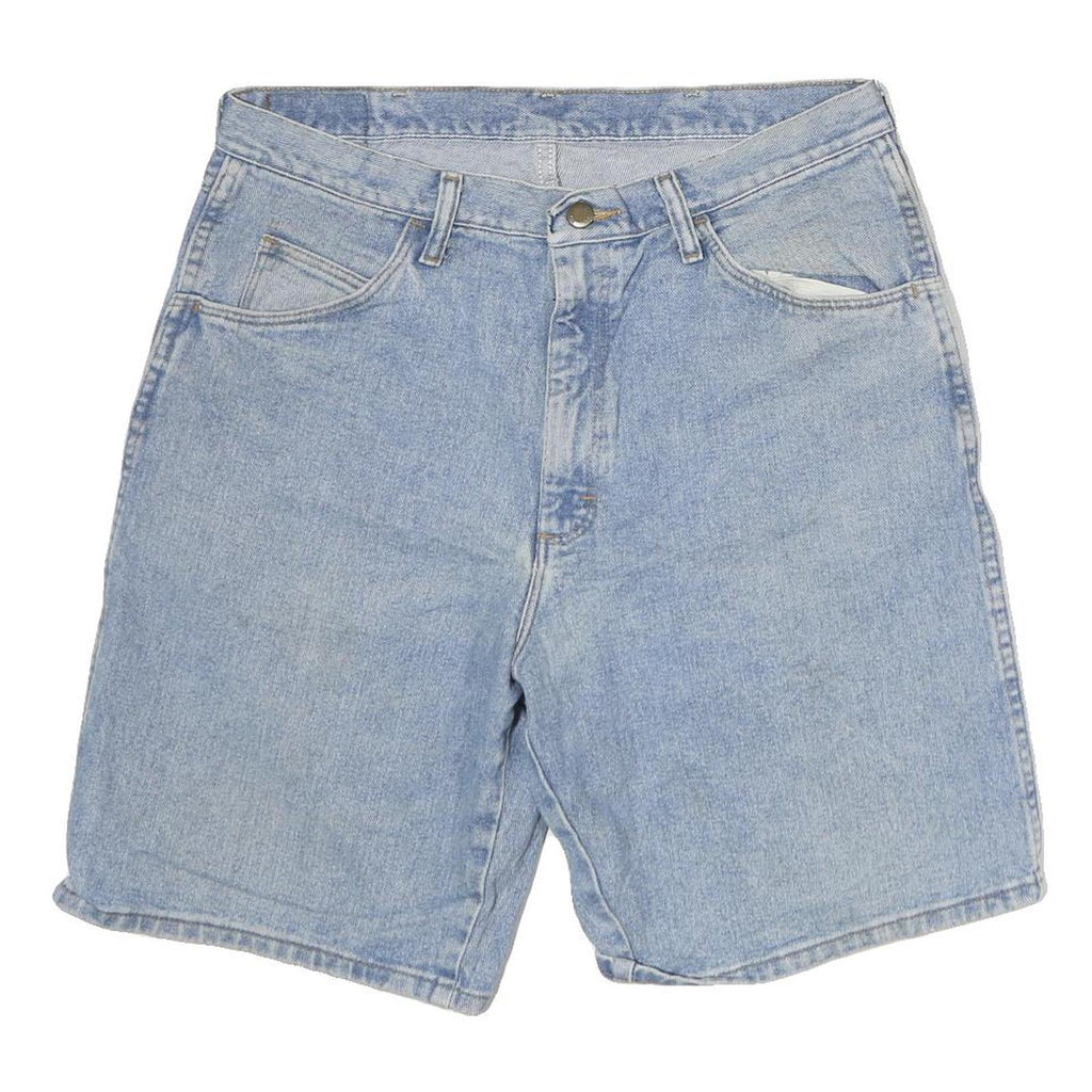 WRANGLER Mens Denim Blue Shorts Casual L W34 Classic Fit Cotton