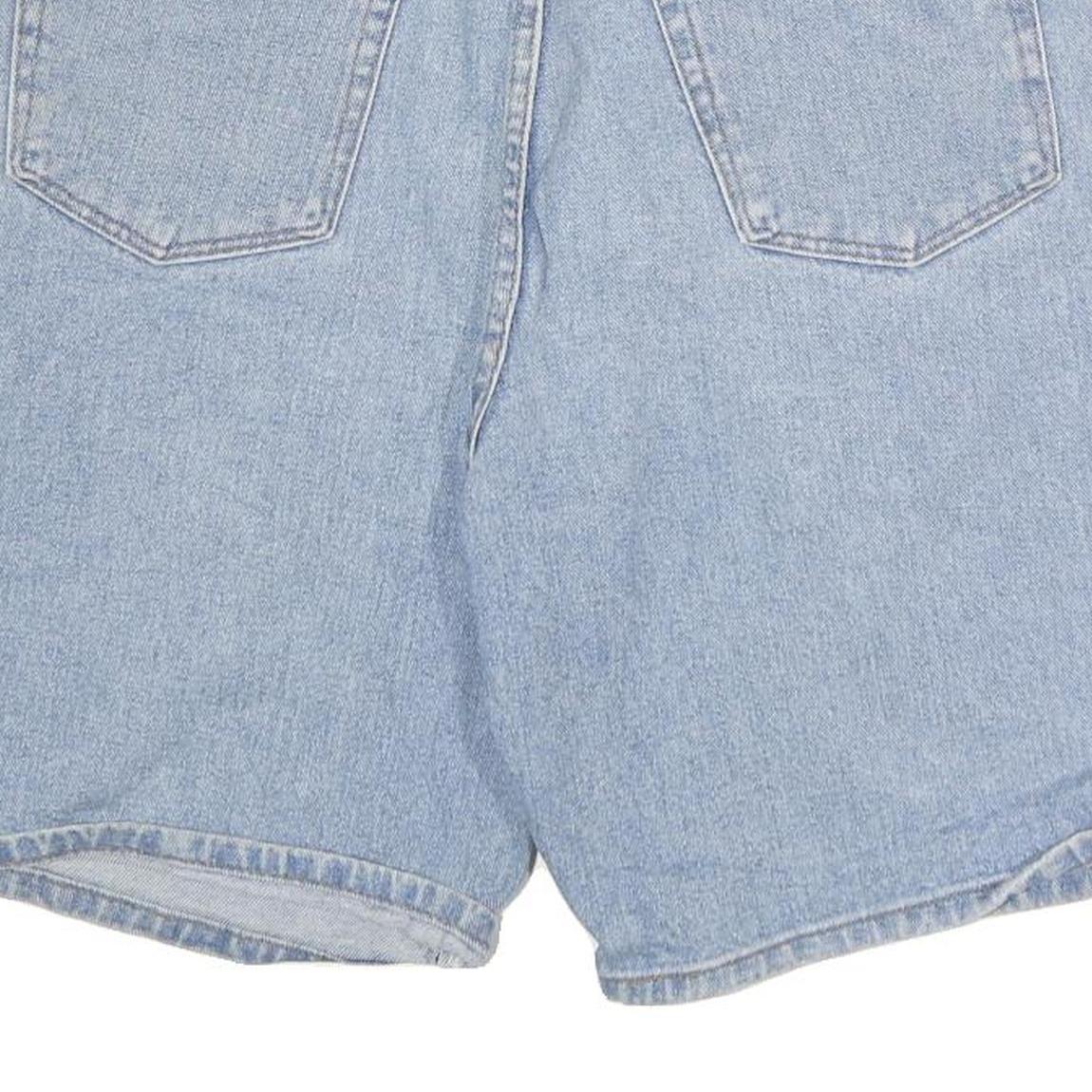 WRANGLER Mens Denim Blue Shorts Casual L W34 Classic Fit Cotton