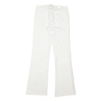 LEE Womens White Regular Straight Denim Medium W24 L28 Cotton Blend Zip Jeans