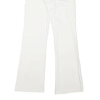 LEE Womens White Regular Straight Denim Medium W24 L28 Cotton Blend Zip Jeans