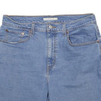 LEVI'S Womens Denim Blue Casual Shorts M W32 Cotton Blend Relaxed Fit