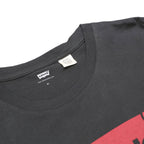 LEVI'S Mens Black Graphic T-Shirt XL Short Sleeve Crew Neck Cotton Blend
