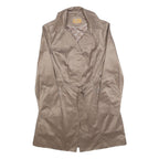 ORSAY Womens Beige S Button Jacket Cotton Blend Classic Casual Lightweight