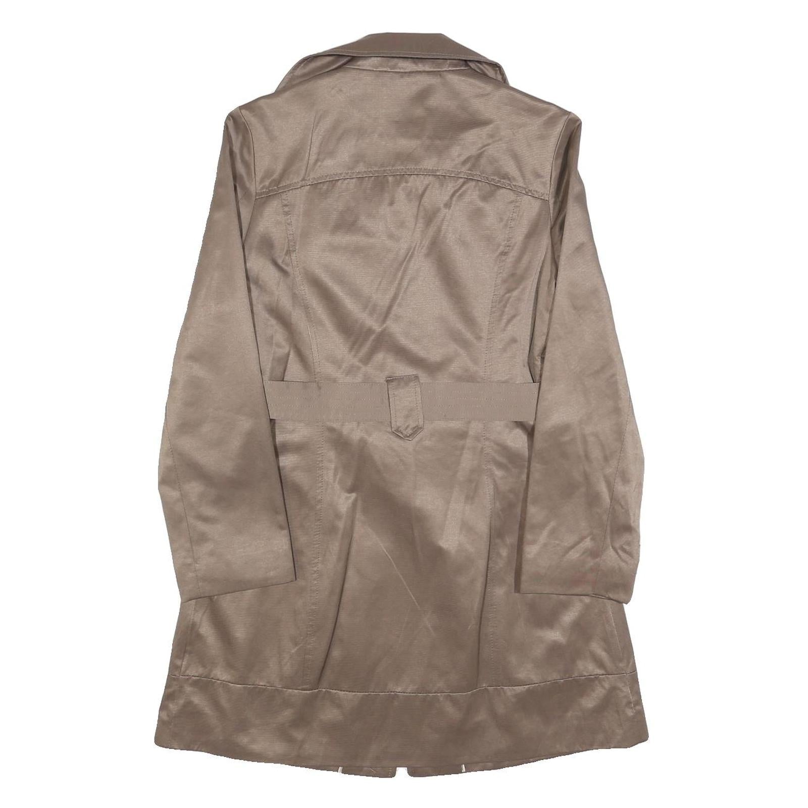 ORSAY Womens Beige S Button Jacket Cotton Blend Classic Casual Lightweight