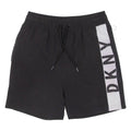 DKNY Mesh Lining Mens Swimming Shorts Black Relaxed S W26