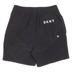 DKNY Mesh Lining Mens Swimming Shorts Black Relaxed S W26