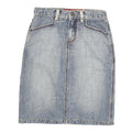 BORRY JEANS Womens Blue Denim Pencil Knee Length Cotton Blend Skirt XS Classic